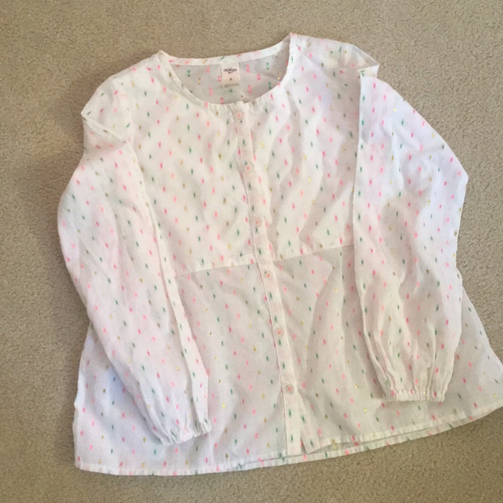 Girls button down shirt